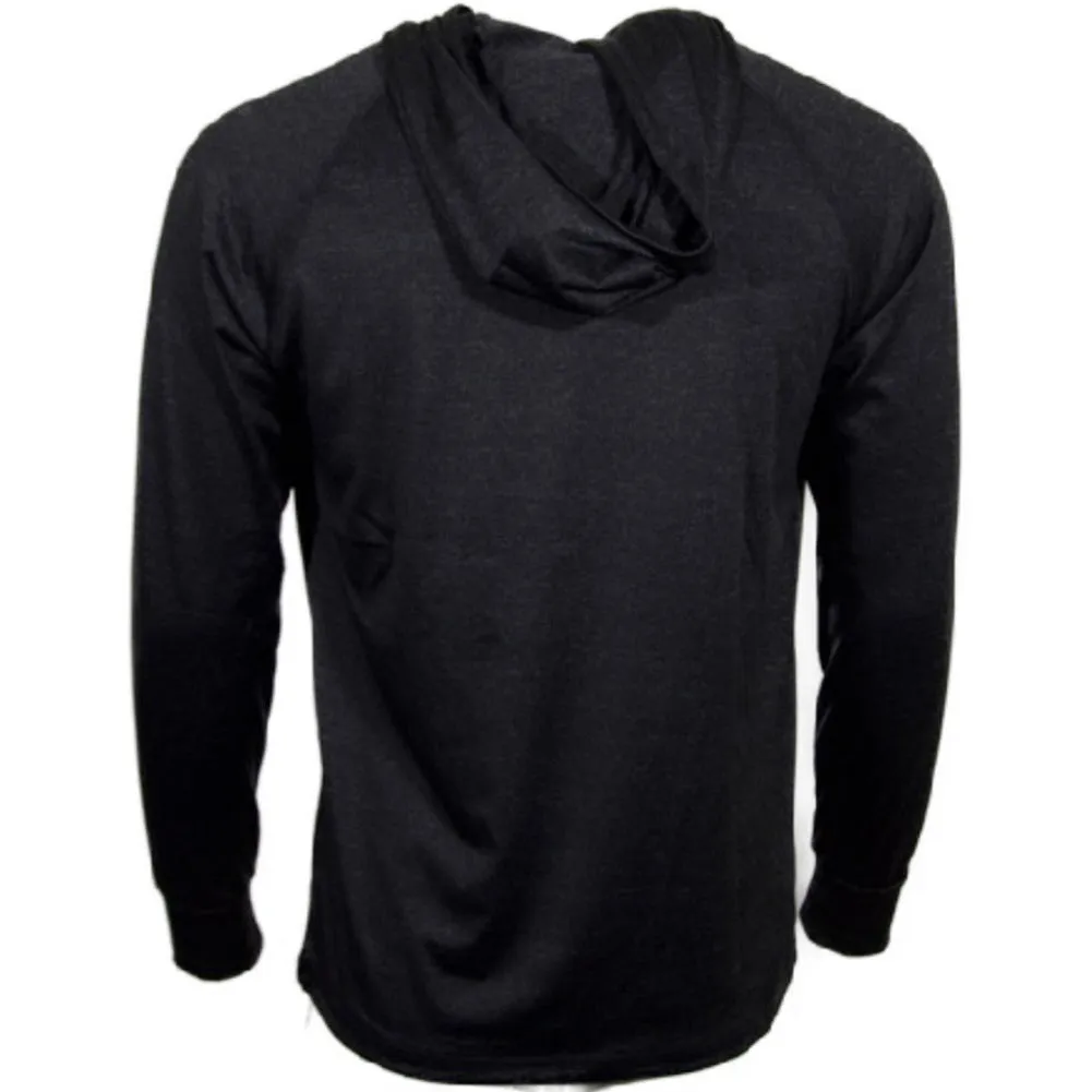 Men's Dri-Fit Hoodie Moisture Wicking Athletic Gym Pullover Long Sleeve Sweater
