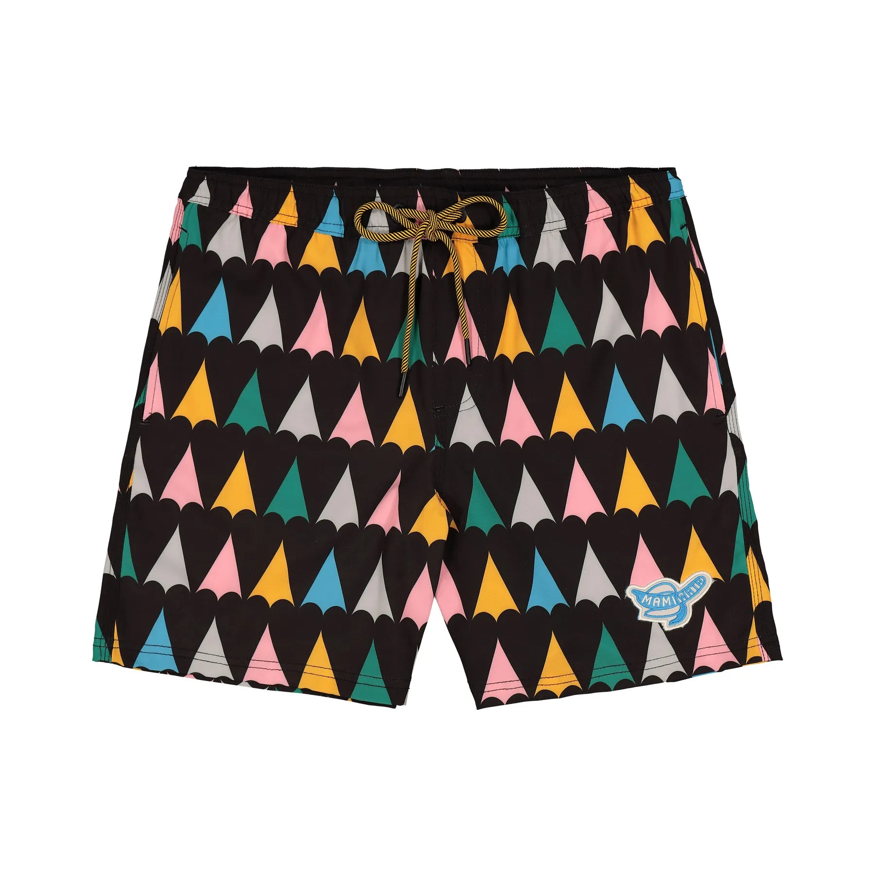 Mens Multicolour Heart Surf Trunk - Sale
