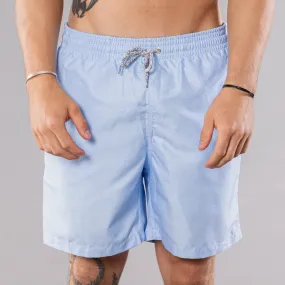 Michaels Mens Solid Linen Cyclist Swim Trunks