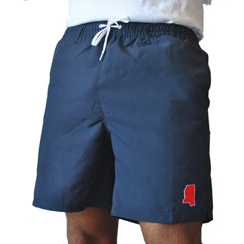 Mississippi Oxford Gameday Swimwear Navy