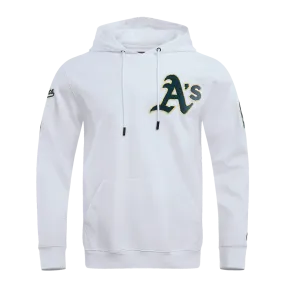 MLB OAKLAND ATHLETIC PRO TEAM MEN'S PO HOODIE (WHITE)