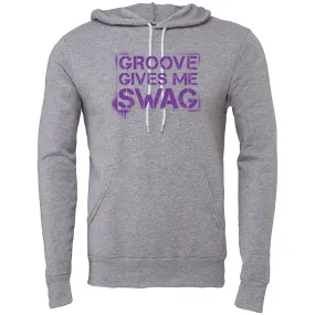 MOSSA Unisex Bella   Canvas Hoodie (grey) - Groove Stencil GIVES ME Logo