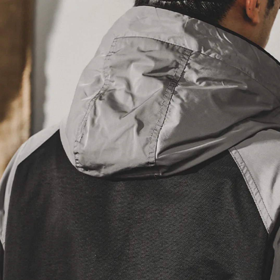 Mountain Color-blocked Hooded Workwear P0857