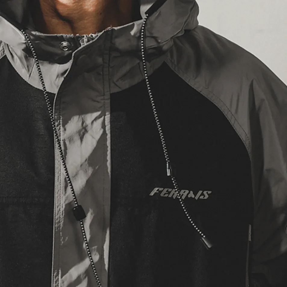 Mountain Color-blocked Hooded Workwear P0857