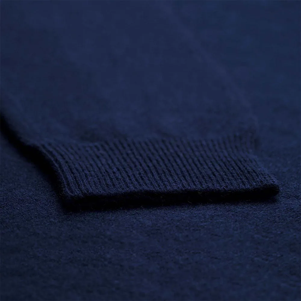 Navy Cashmere Crew Neck Jumper