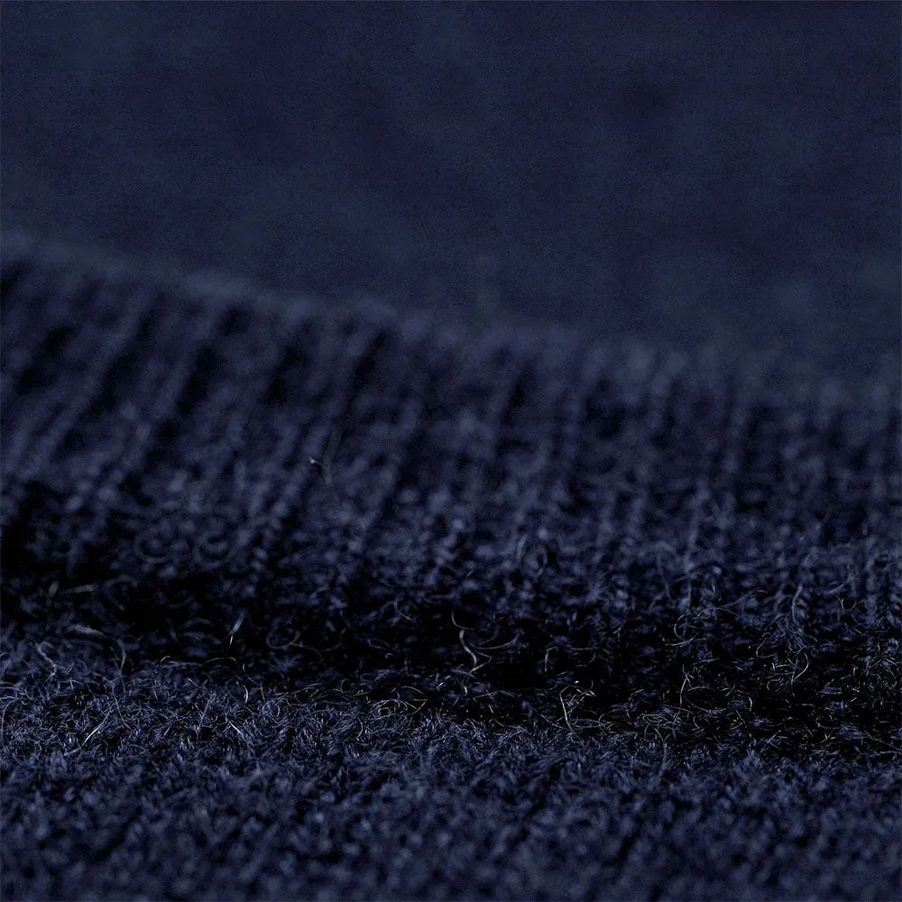 Navy Cashmere Crew Neck Jumper