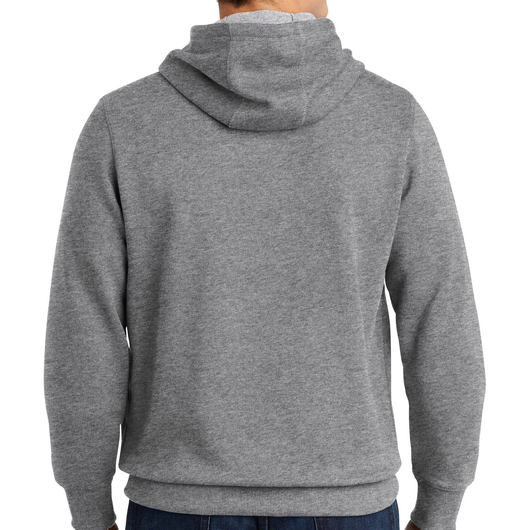 Navy Midshipmen Cotton Hoodie, Athletic Heather Gray - Goat