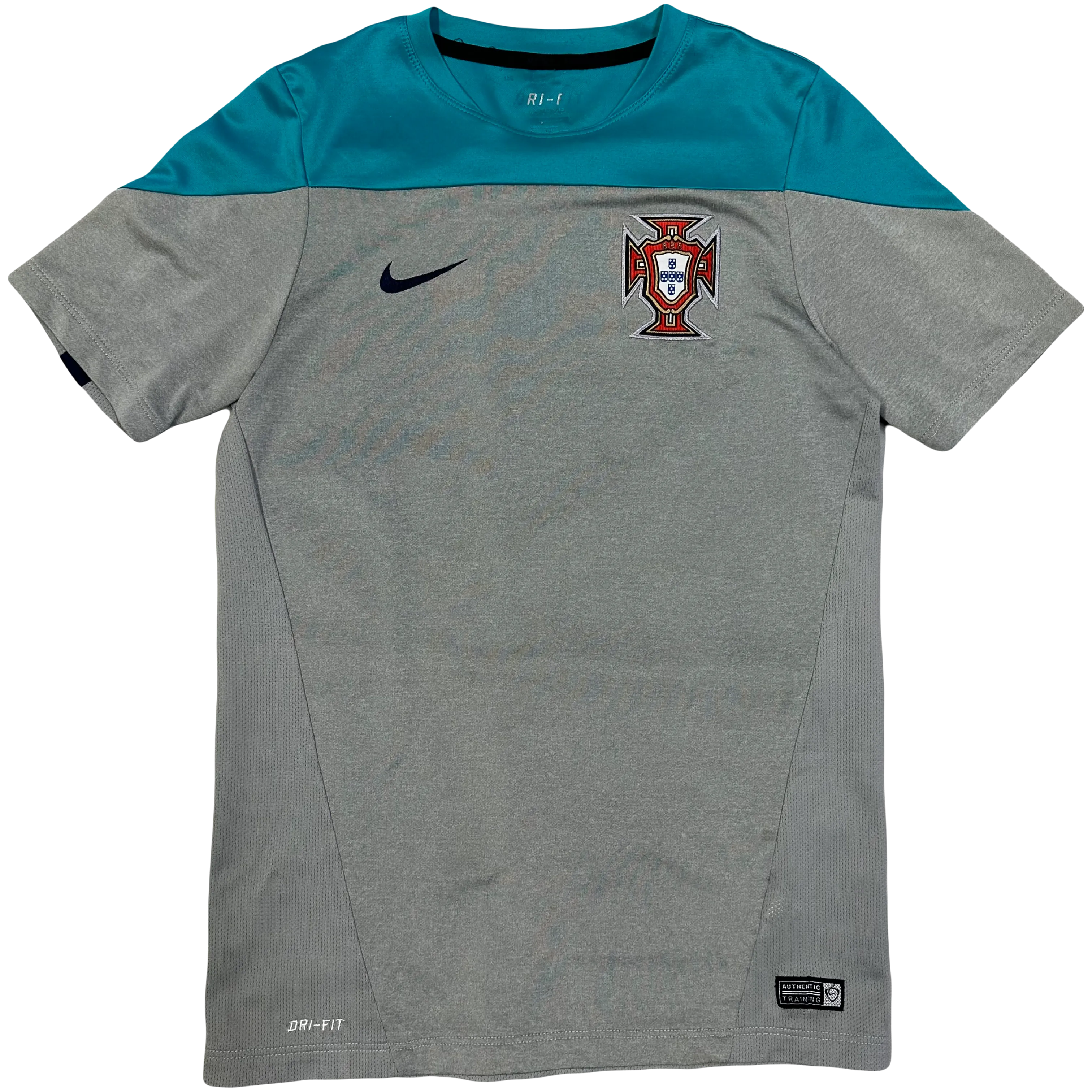 Nike 2014/15 Portugal Training Shirt In Grey ( M )