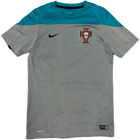 Nike 2014/15 Portugal Training Shirt In Grey ( M )