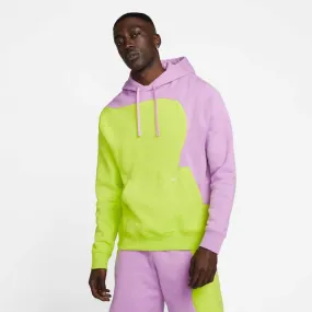 Nike Club Fleece Color Clash Men's Hoodie Green-Violet dr9854-321