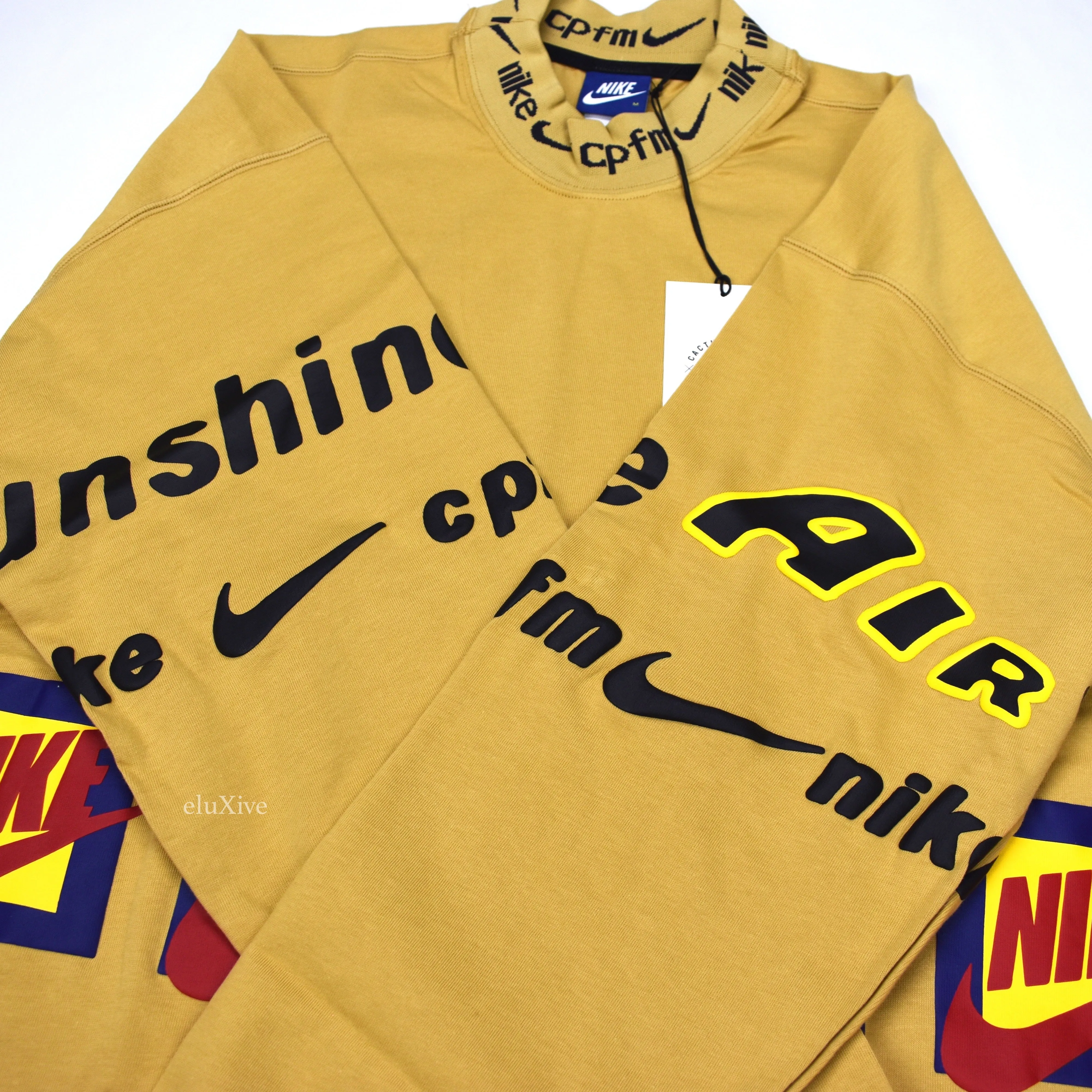 Nike x Cactus Plant Flea Market - Logo Print L/S T-Shirt (Tan)