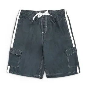 NORTY Mens S-2XL Charcoal 2 Swim Suit 25003