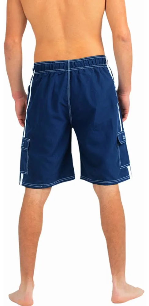 Norty MEN'S S-2XL SWIMSUITS NAVY