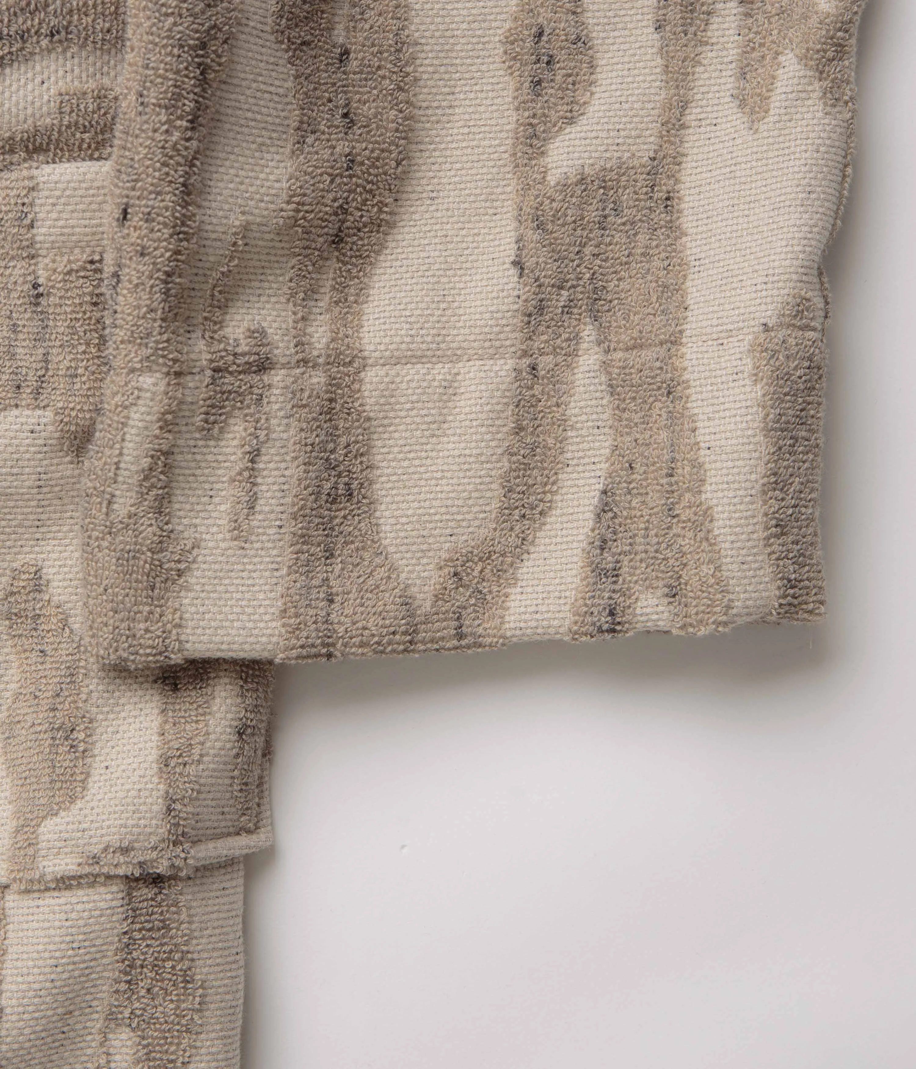 OAS Linen Terry Statement Robe - Fern