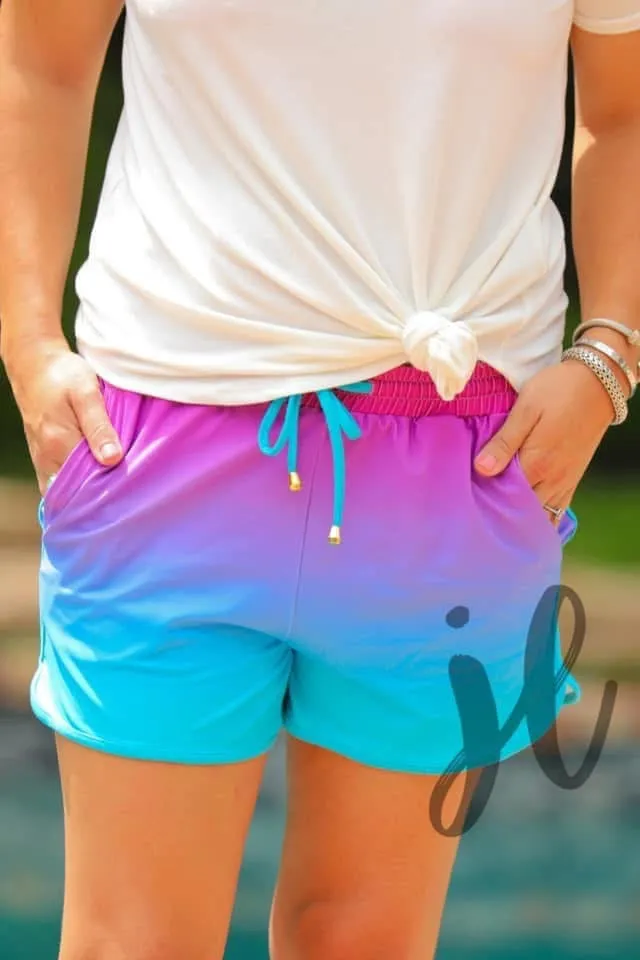 Ocean Breeze Drawstring Everyday Shorts