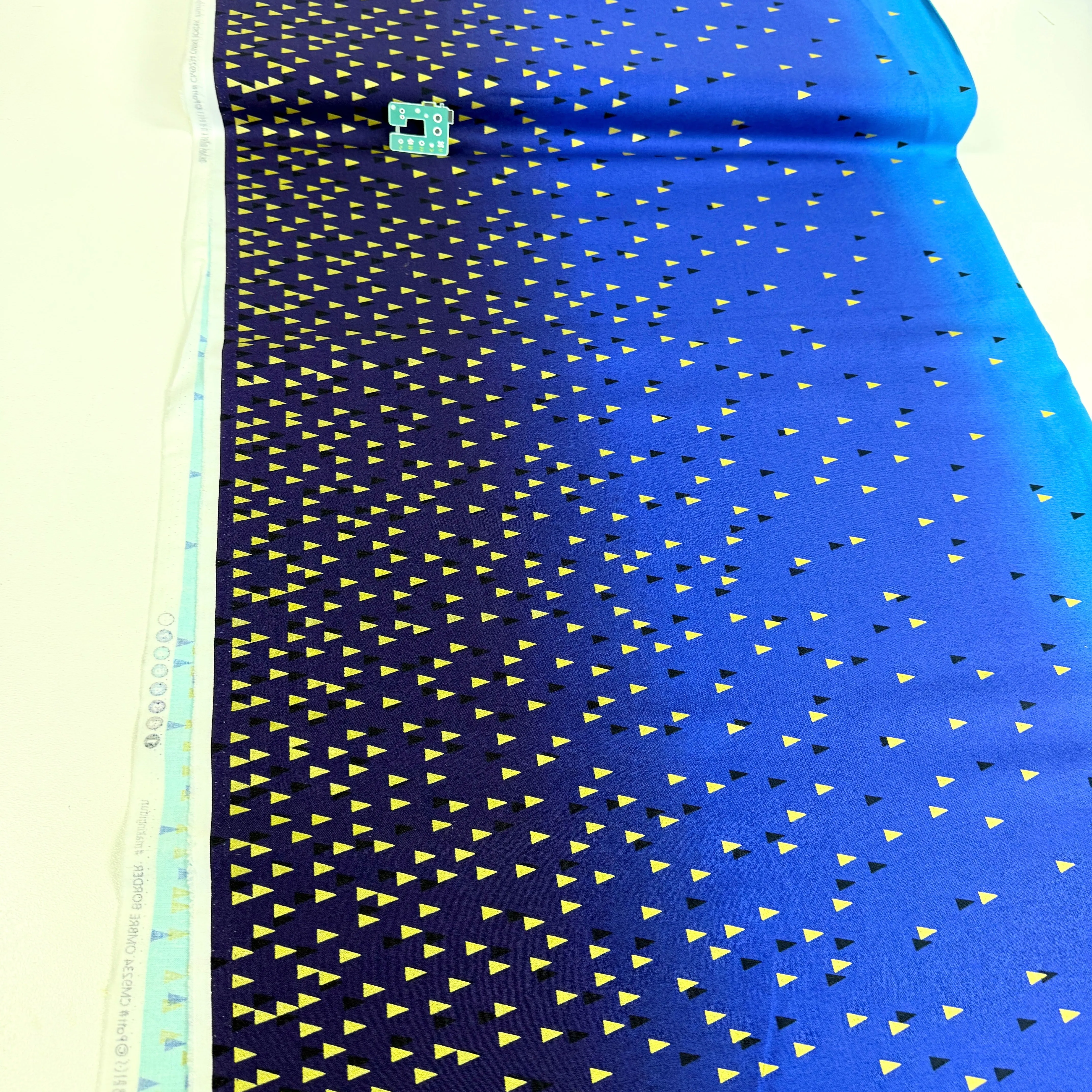 Ombre Border (Cobalt) Quilting Fabric by Michael Miller (Per Metre)