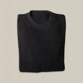 Opera Campi's Maglione A Coste in Terra Nera