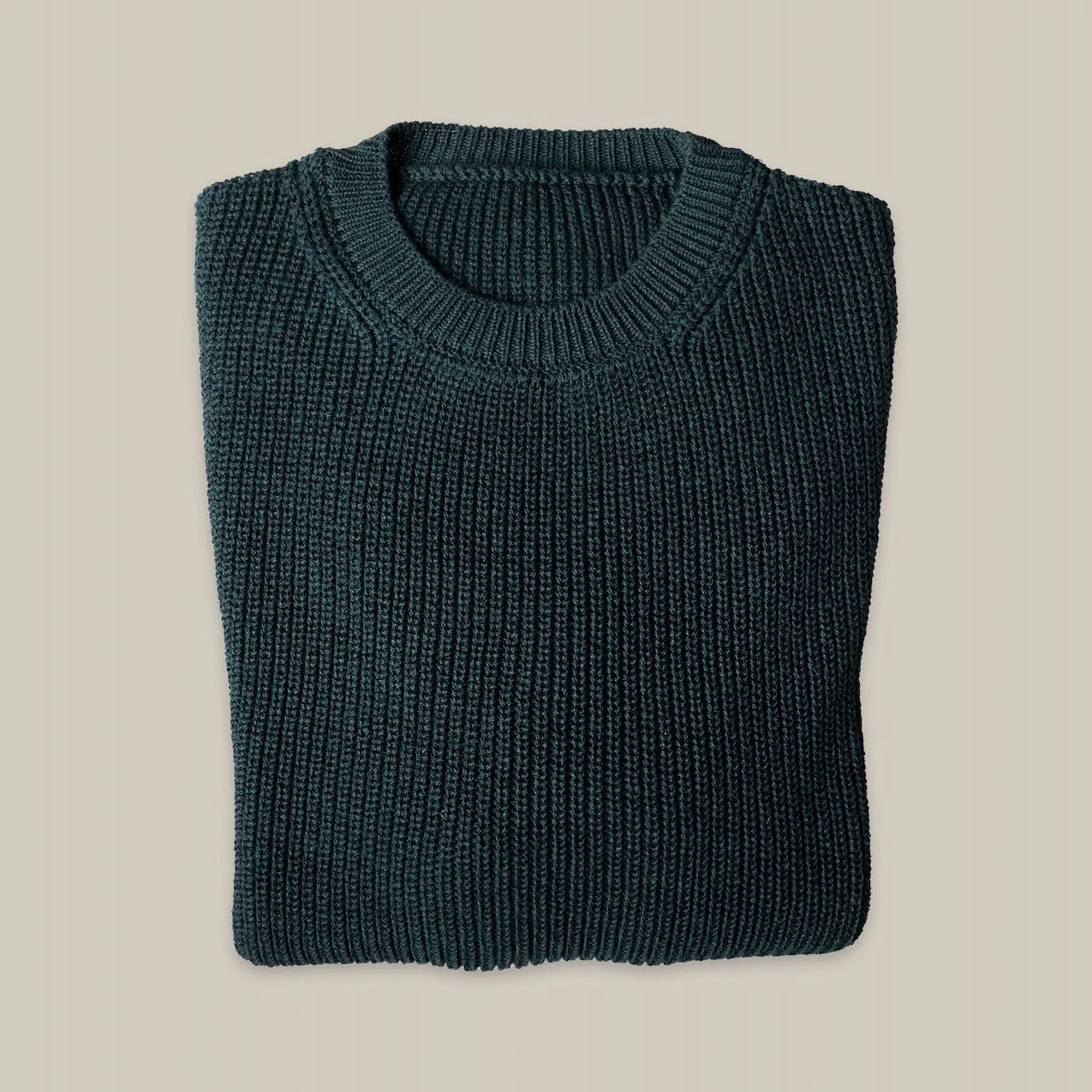 Opera Campi's Maglione A Coste in Verde Pino