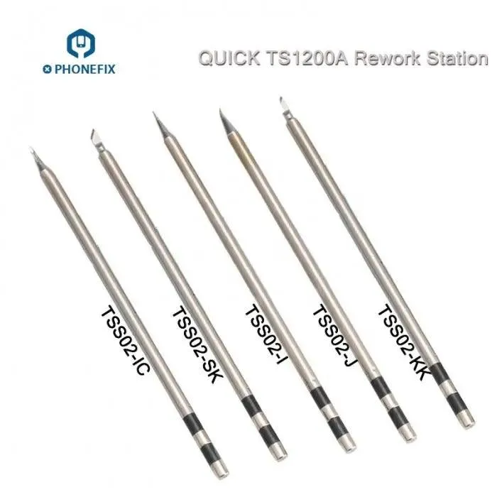 Original Electric Solder Iron Tips for QUICK TS1200A Soldering Station