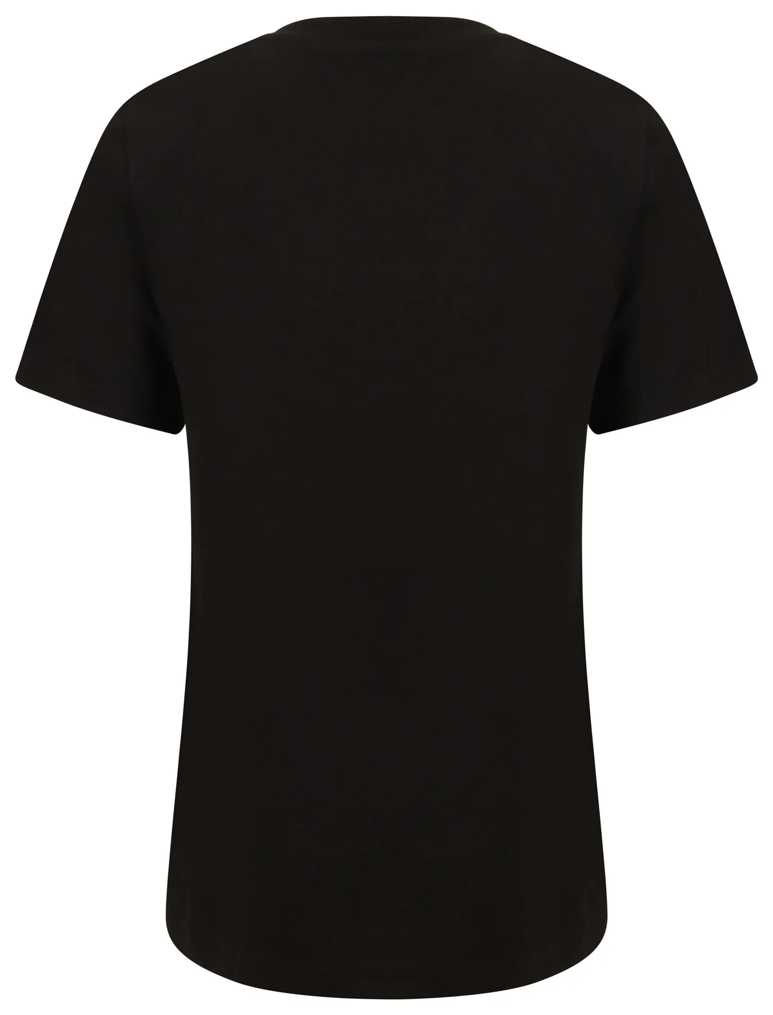 Palma Sunset Motif Cotton Jersey T-Shirt in Jet Black - Tokyo Laundry