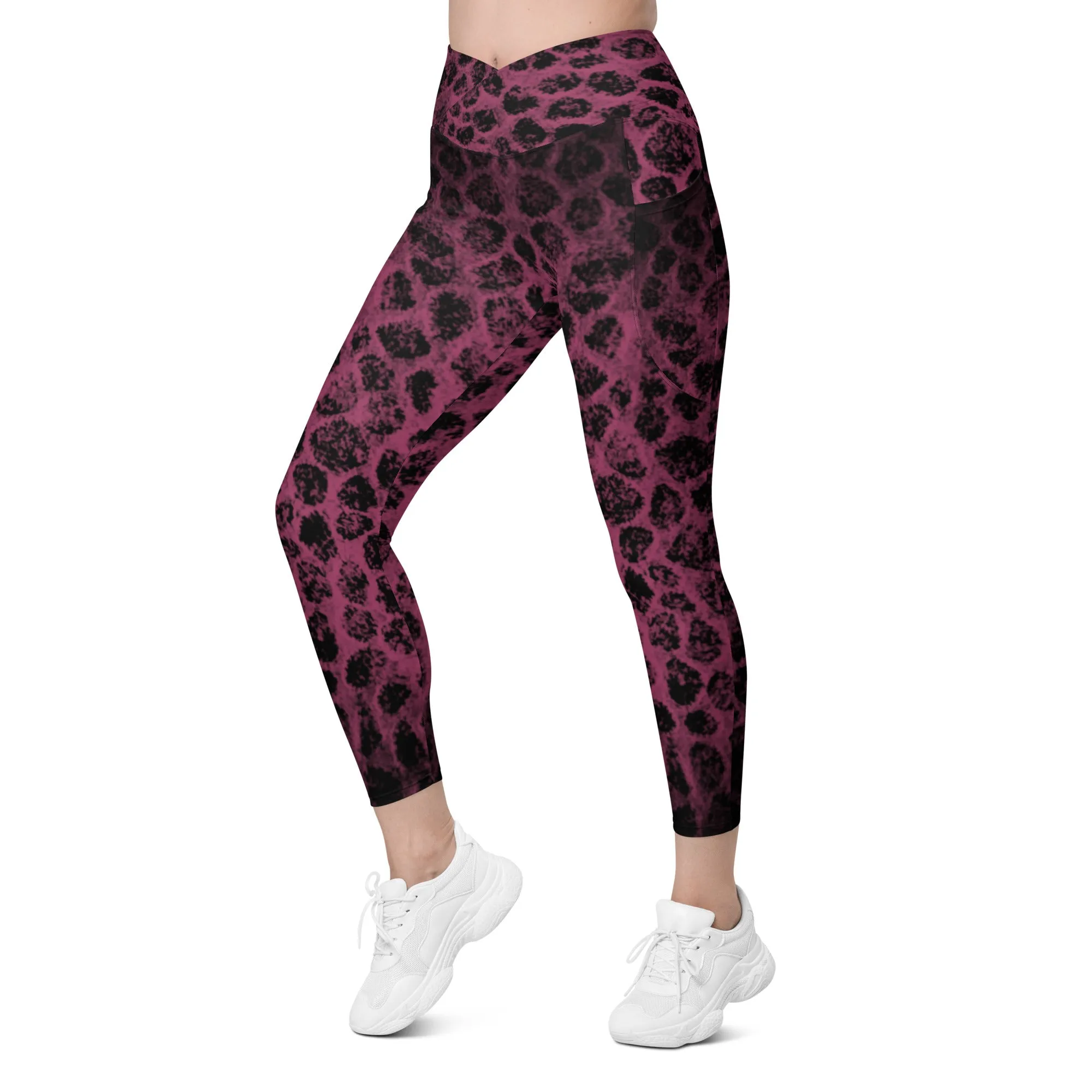 Panther skin Print Leggings with Pockets lioness-love