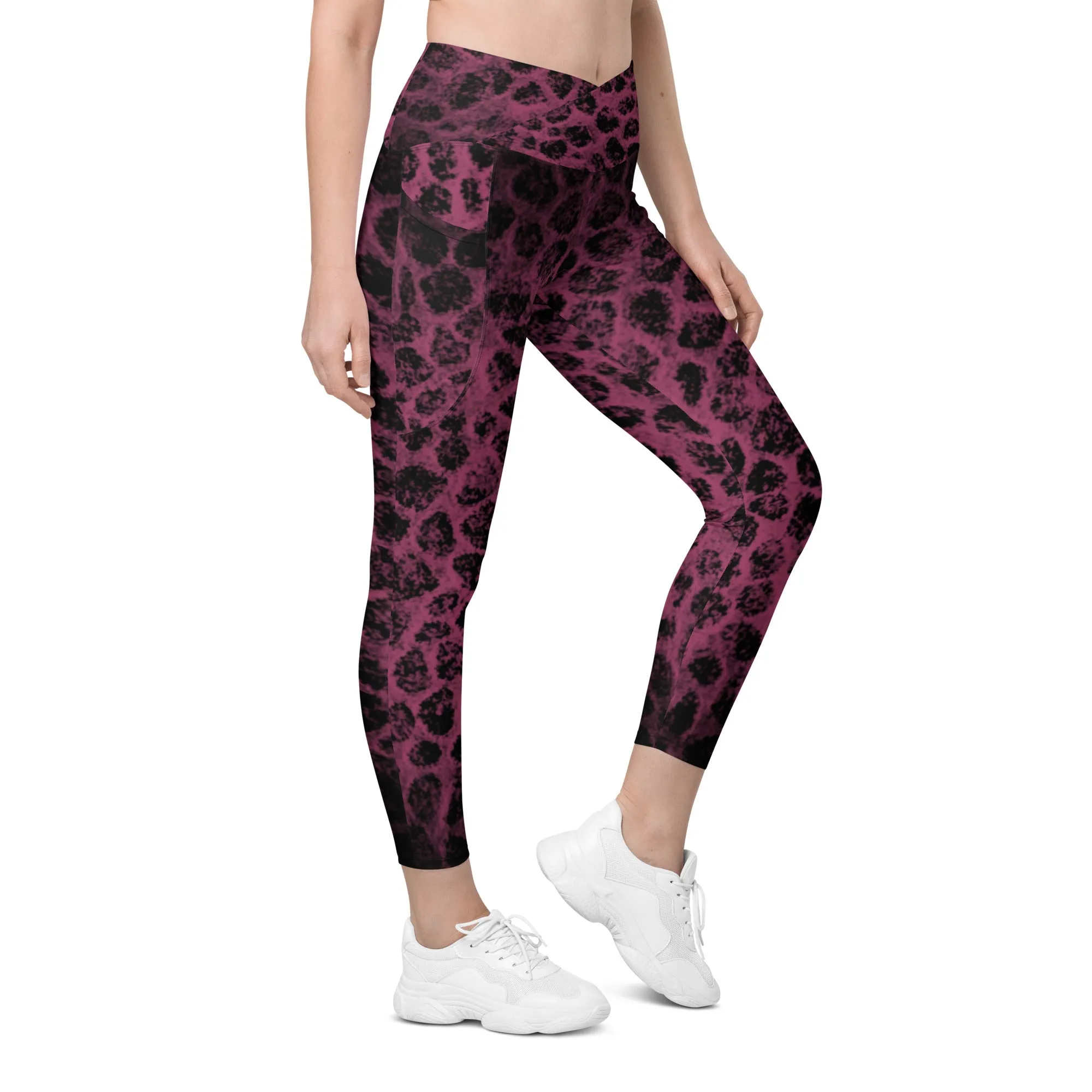 Panther skin Print Leggings with Pockets lioness-love
