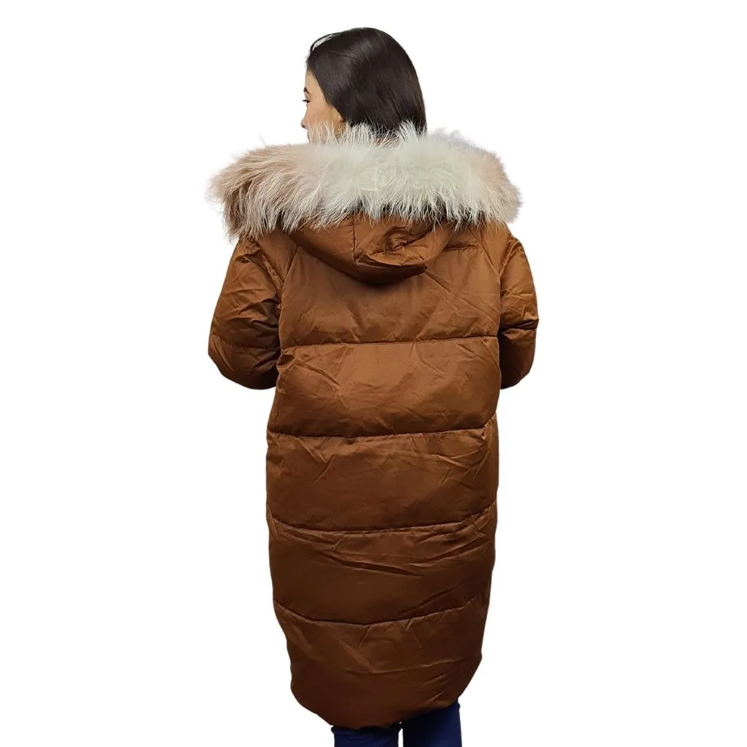 Parka Vero Moda Marrón Oscuro Style GAX 3/4 DOWN COAT(PF)