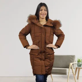 Parka Vero Moda Marron Style CLARET 3/4 DOWN COAT(AL)