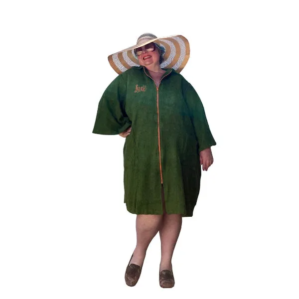 Personalised Gift Plus Size Cotton Terry Beach Robe