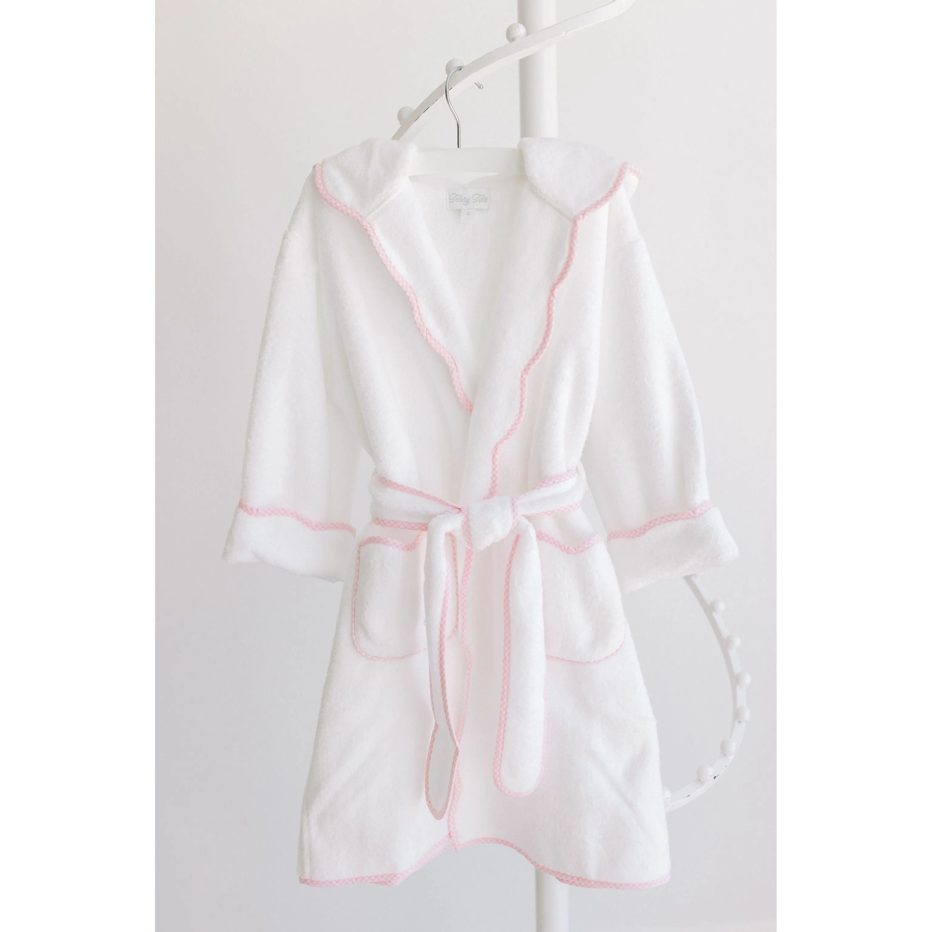 PINK GINGHAM ROBE