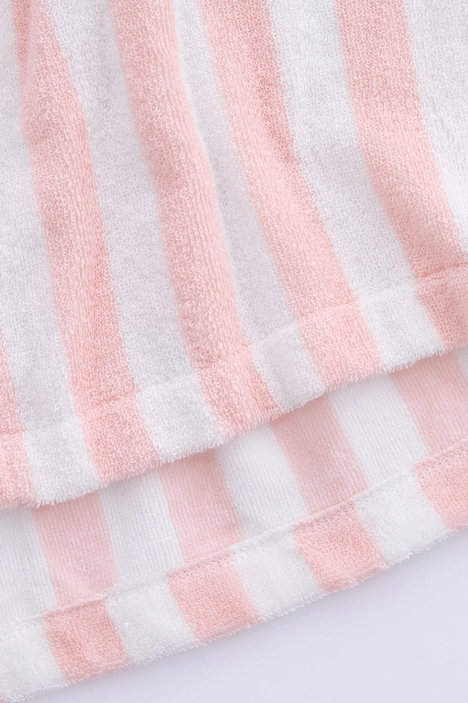PJ Salvage Resort Essentials Striped Robe- Pink Rose