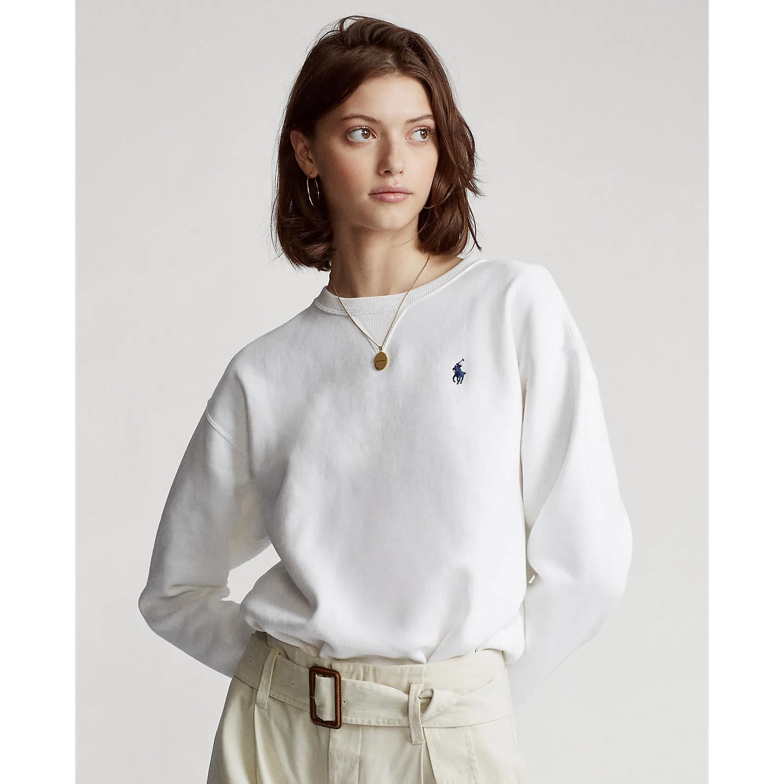 Polo Ralph Lauren - Crew Neck Sweatshirt - White