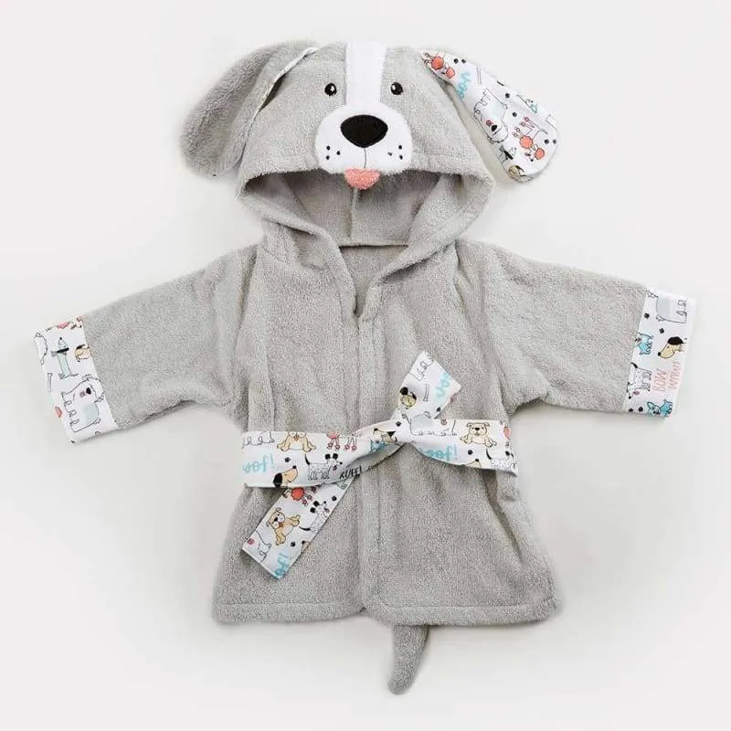 Puppy Hooded Robe (Personalization Available)
