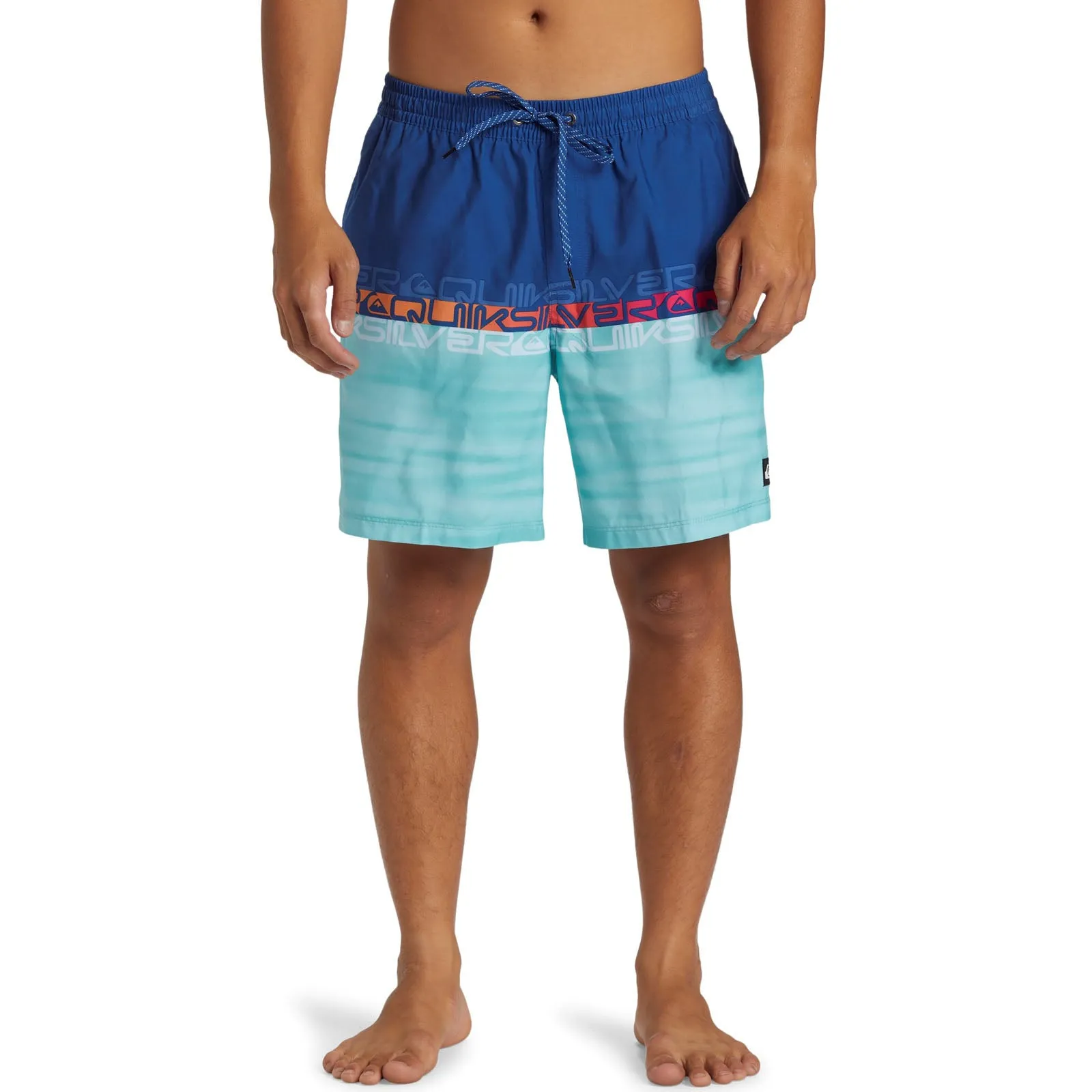 Quiksilver Mens Everyday Wordblock Volley 17" Swim Shorts