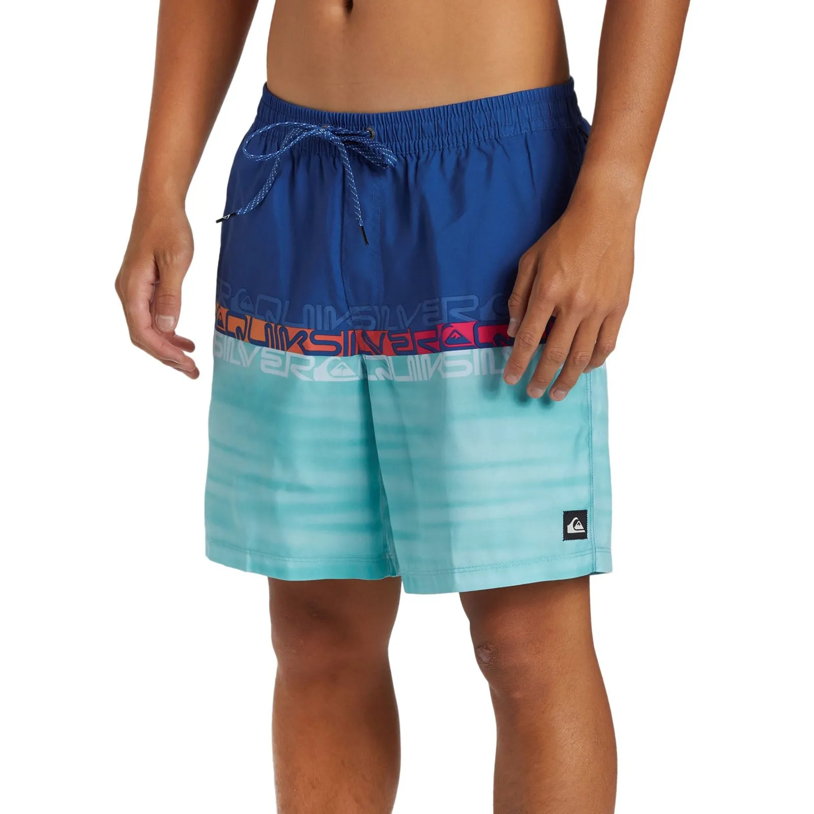 Quiksilver Mens Everyday Wordblock Volley 17" Swim Shorts