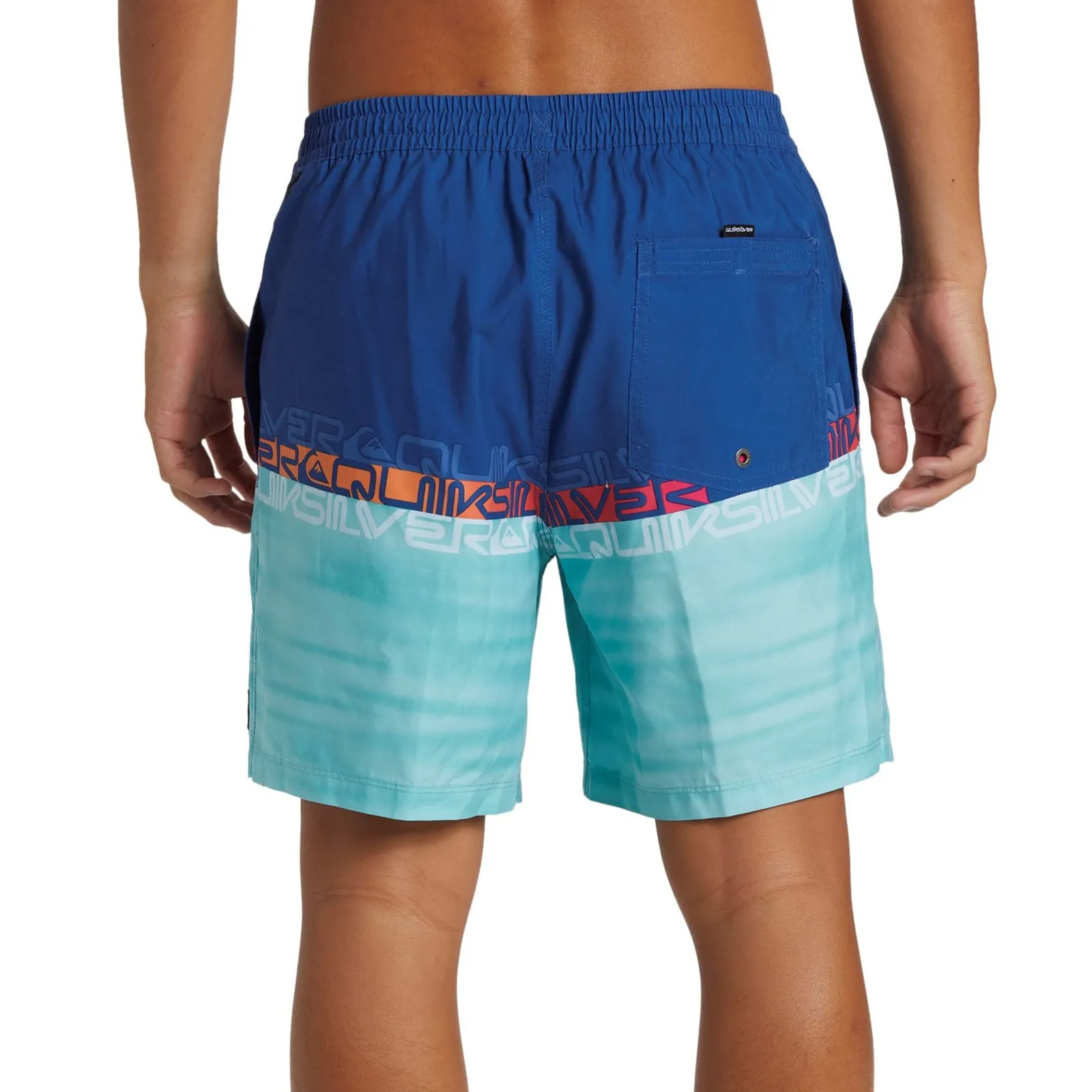 Quiksilver Mens Everyday Wordblock Volley 17" Swim Shorts