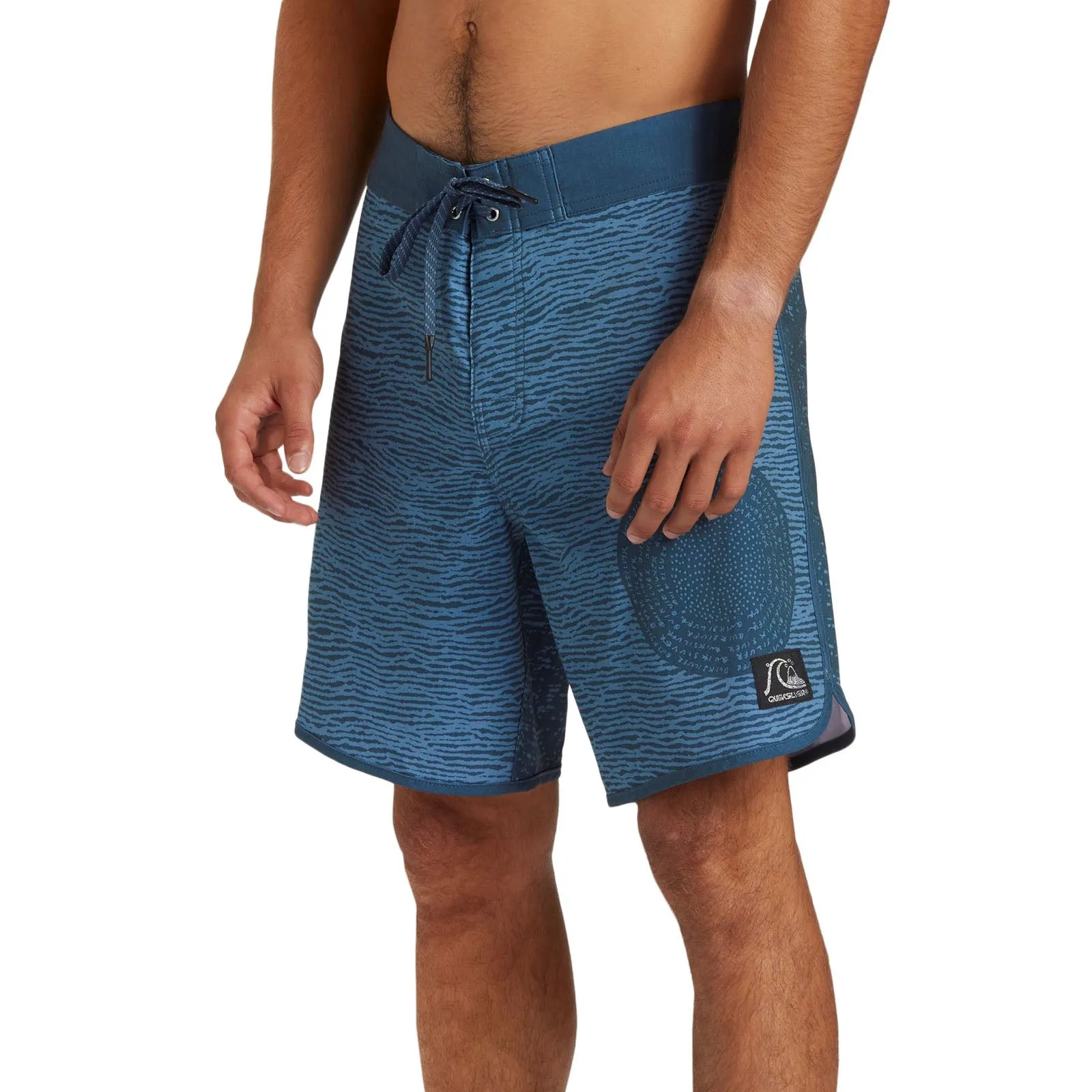 Quiksilver Mens Scallop Blank Canvas 18" Boardshorts