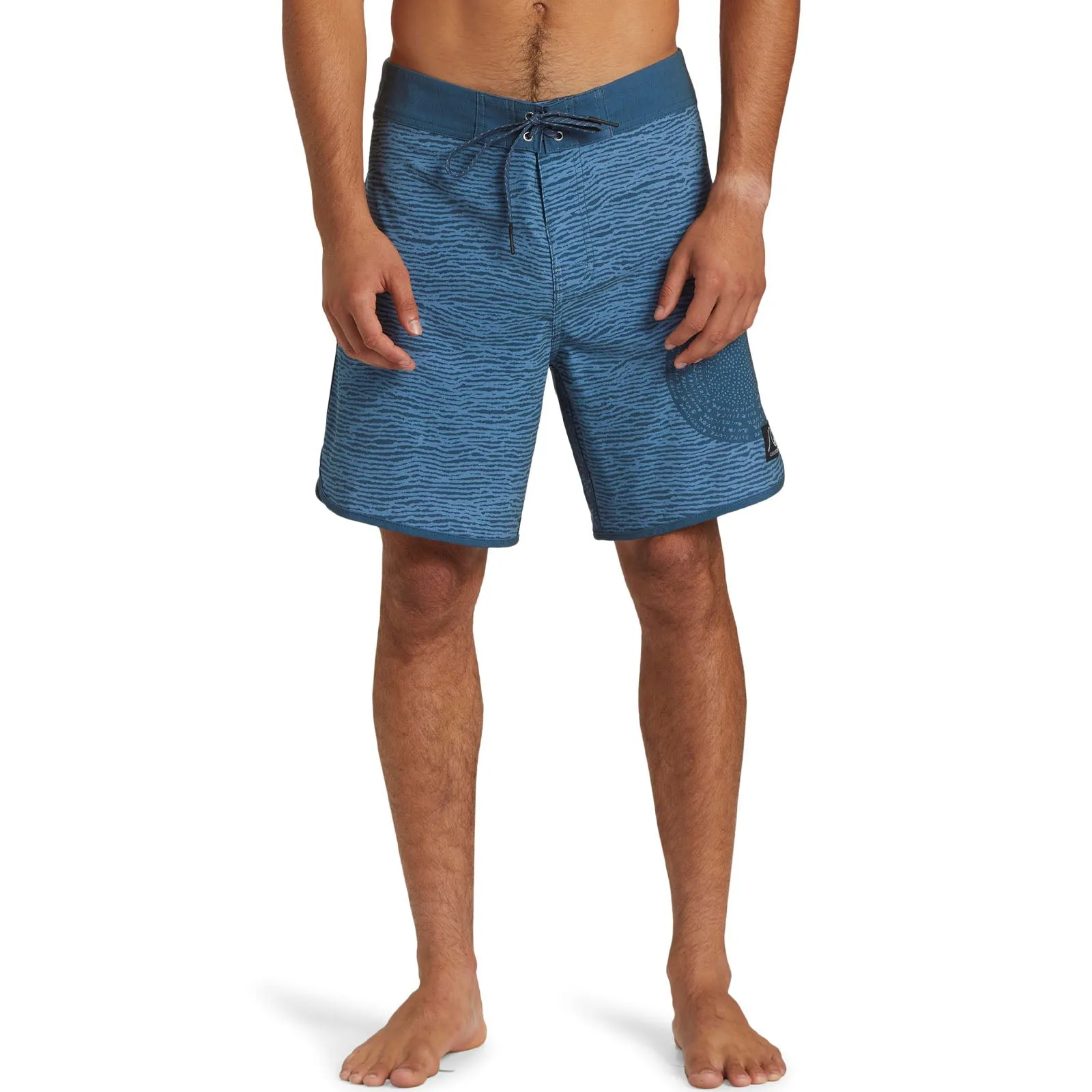 Quiksilver Mens Scallop Blank Canvas 18" Boardshorts