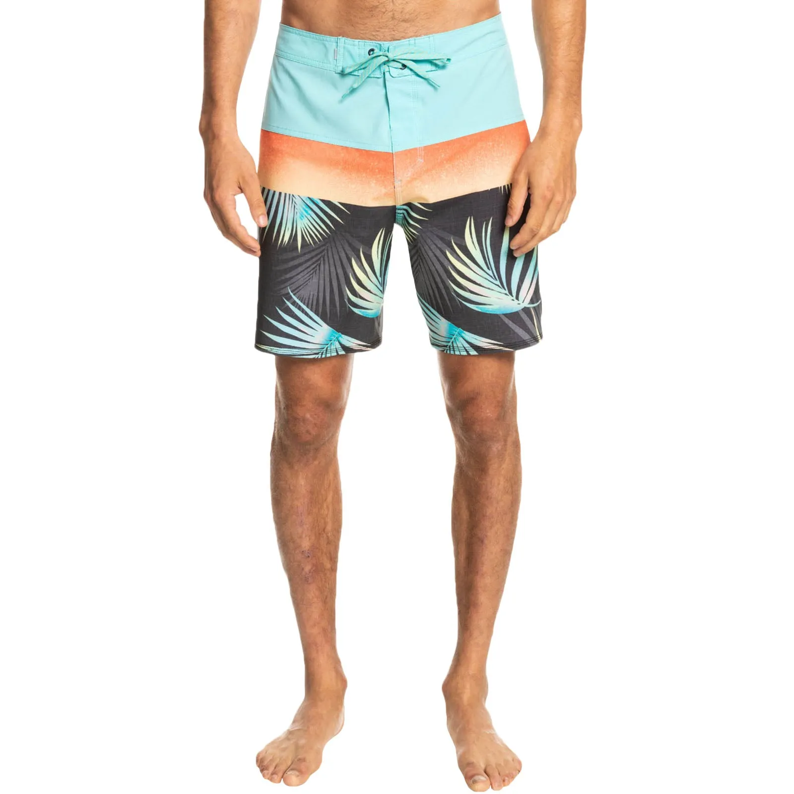 Quiksilver Mens Surfsilk Panel 18" Beach Boardshorts