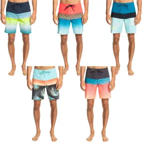 Quiksilver Mens Surfsilk Panel 18" Beach Boardshorts