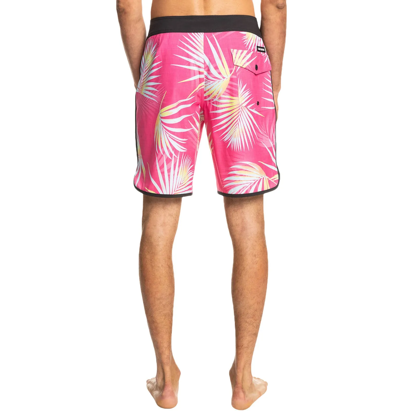 Quiksilver Mens Surfsilk Scallop 19" Boardshorts - Pink