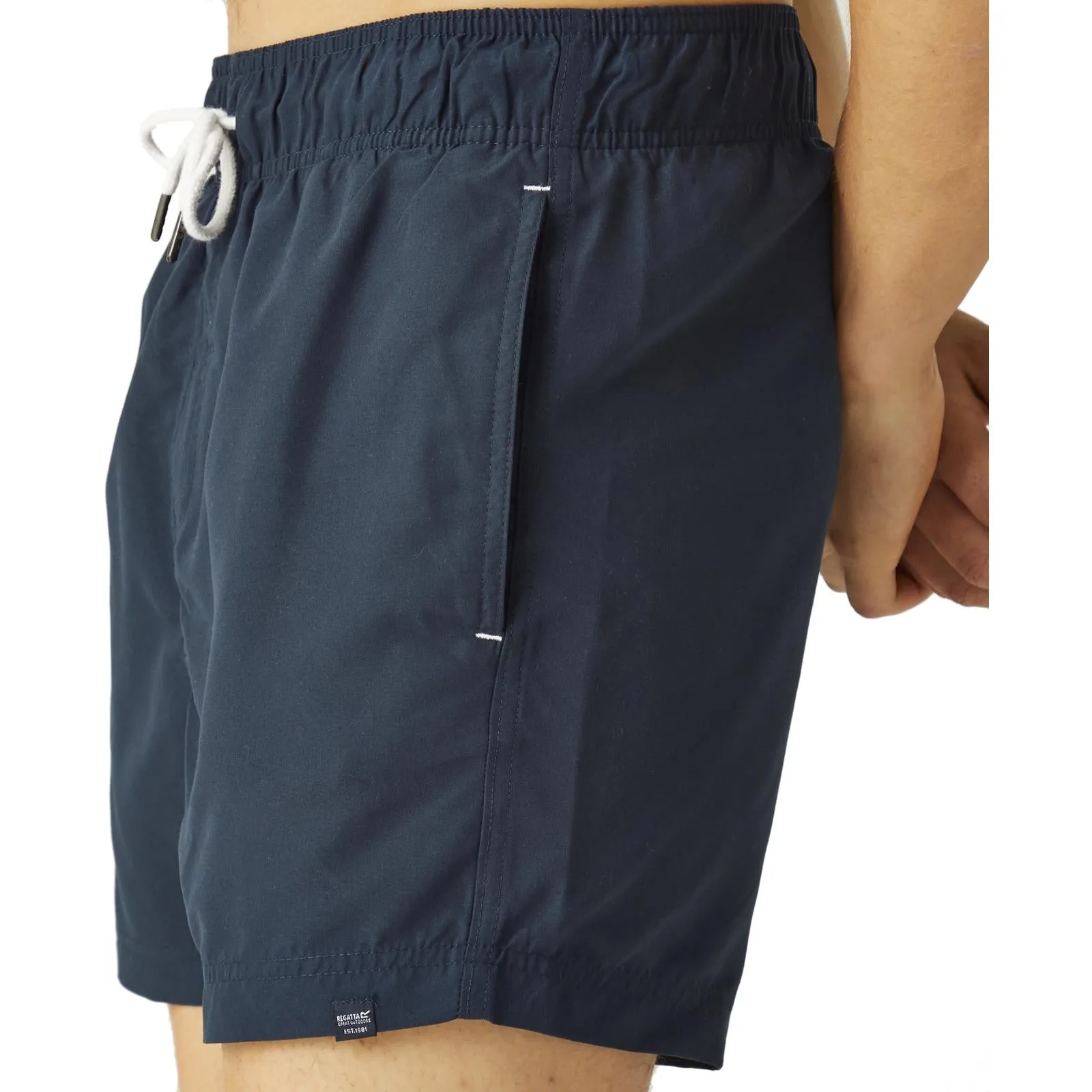 Regatta Mens Mawson II Elasticated Waist Swim Swimming Surf Trunks Shorts