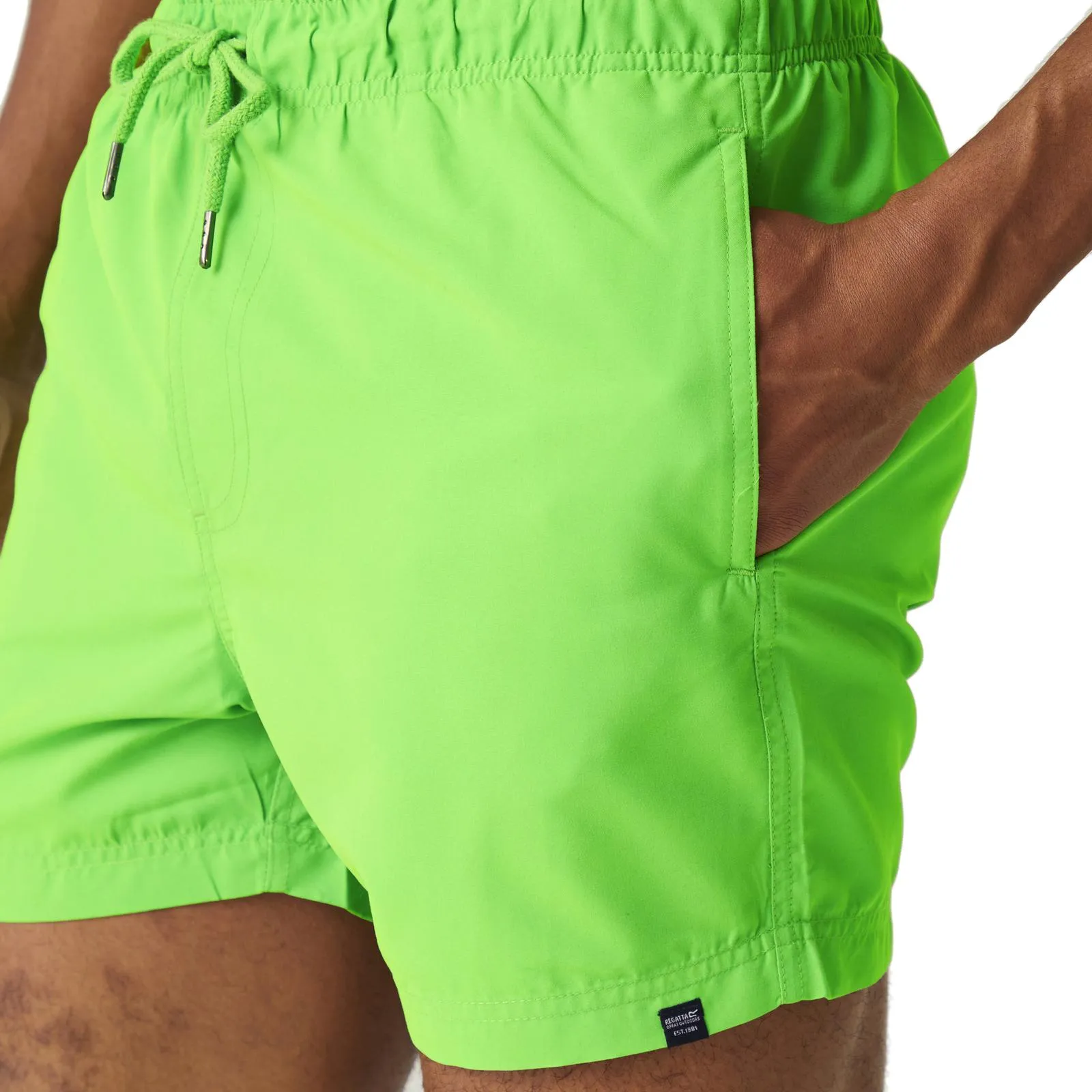 Regatta Mens Mawson II Elasticated Waist Swim Swimming Surf Trunks Shorts
