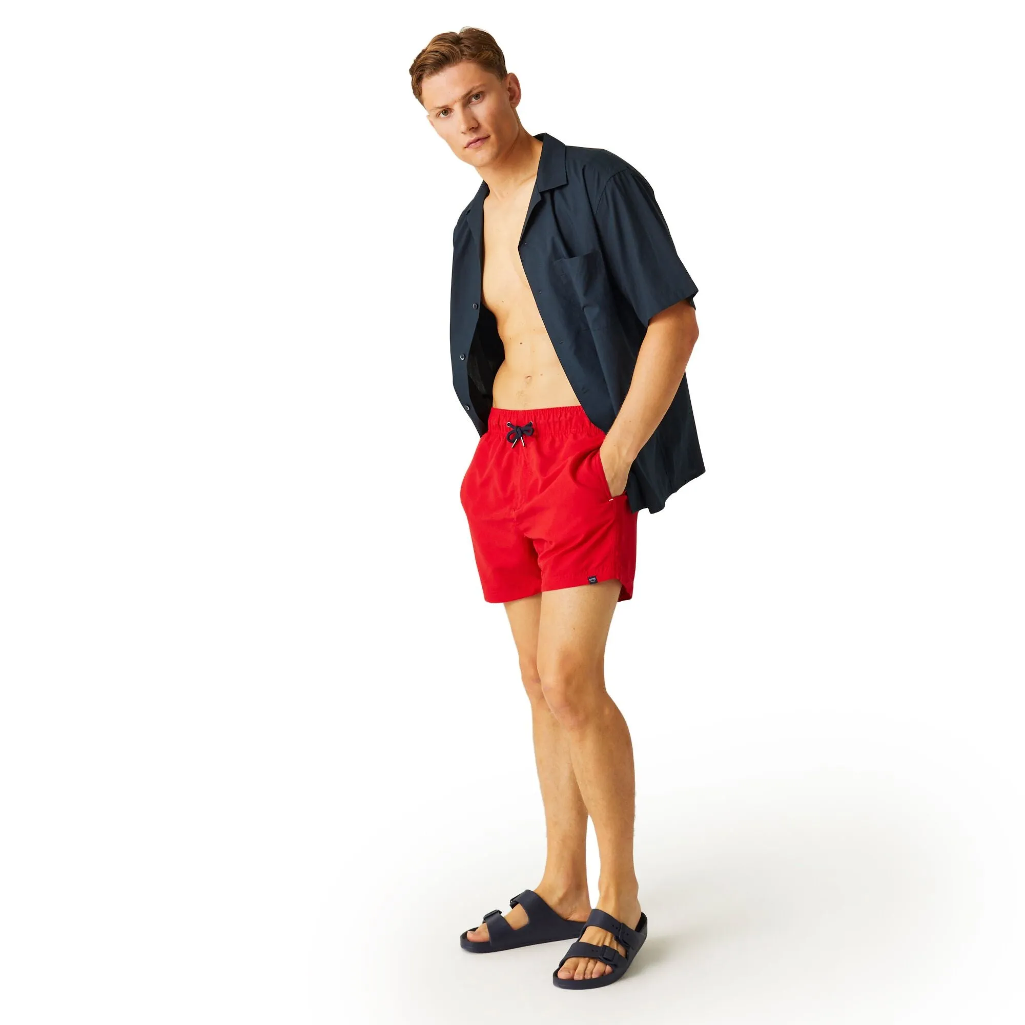 Regatta Mens Mawson II Elasticated Waist Swim Swimming Surf Trunks Shorts