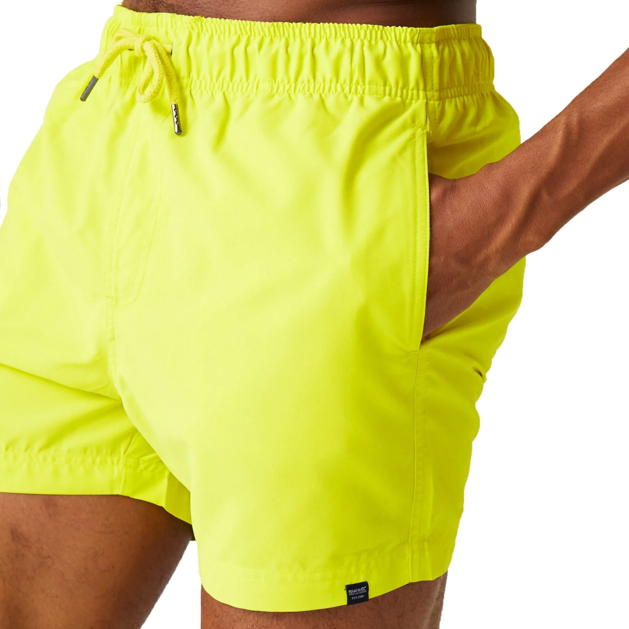 Regatta Mens Mawson II Elasticated Waist Swim Swimming Surf Trunks Shorts