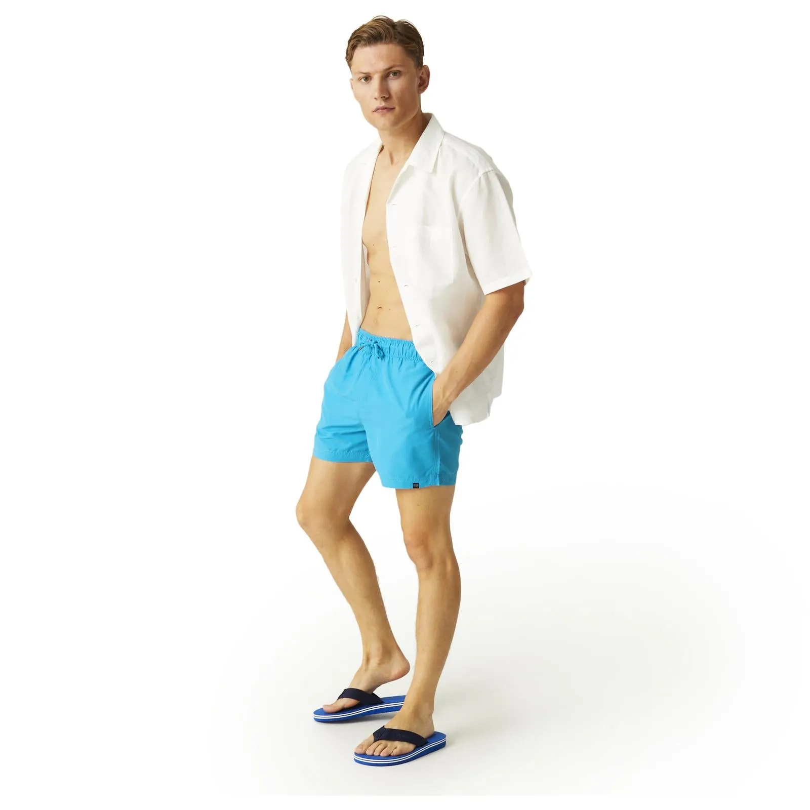 Regatta Mens Mawson II Elasticated Waist Swim Swimming Surf Trunks Shorts