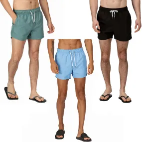 Regatta Mens Mawson II Elasticated Waist Swim Swimming Surf Trunks Shorts