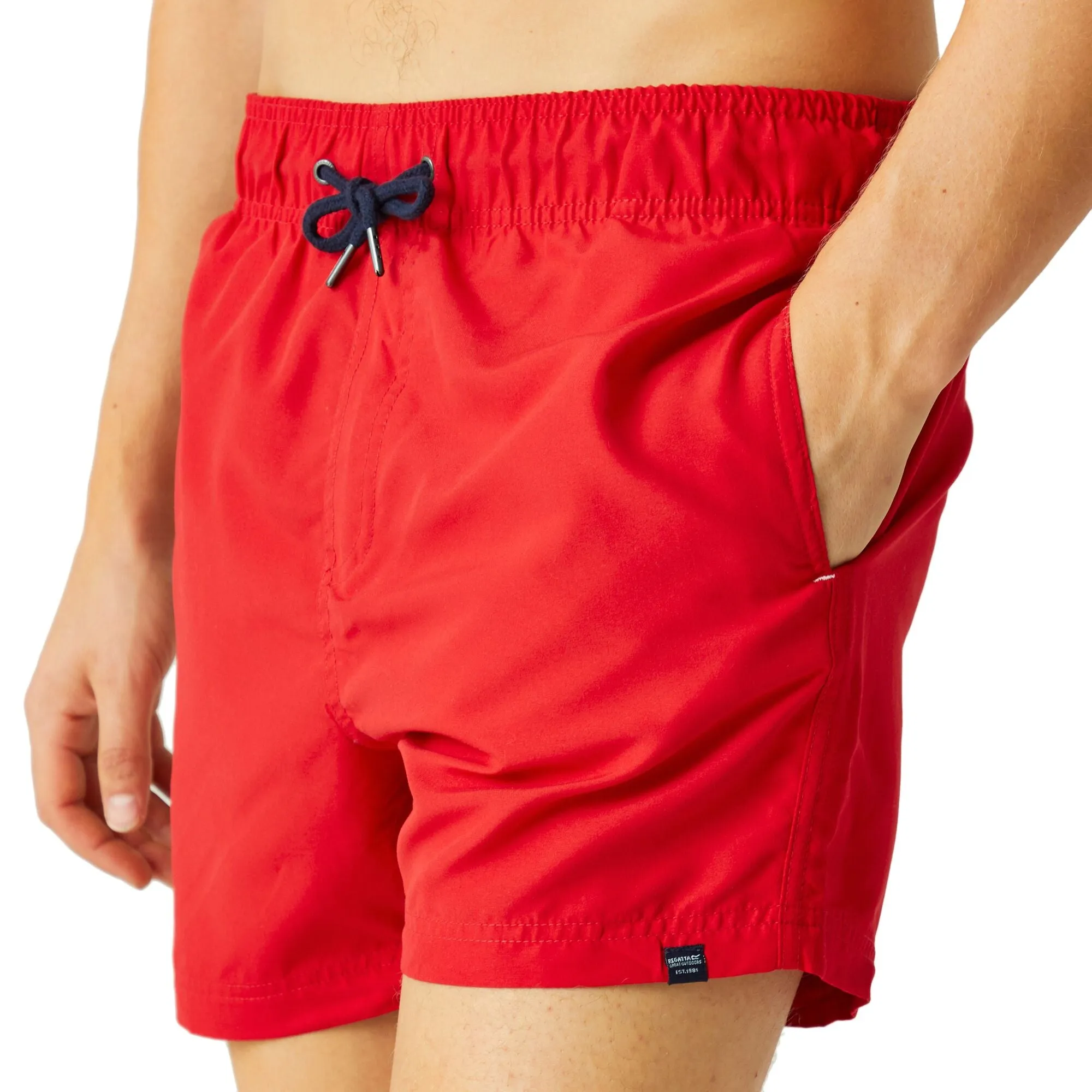 Regatta Mens Mawson II Elasticated Waist Swim Swimming Surf Trunks Shorts