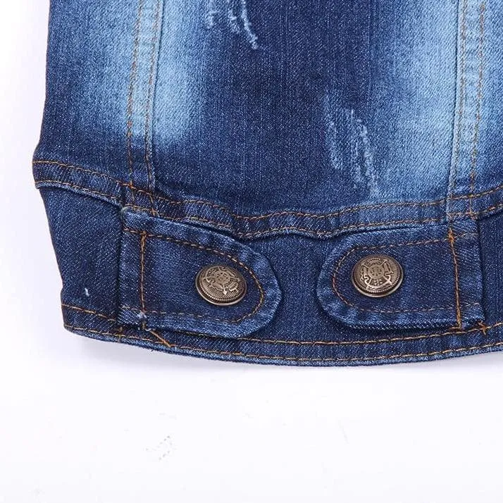 Retro Denim Vest