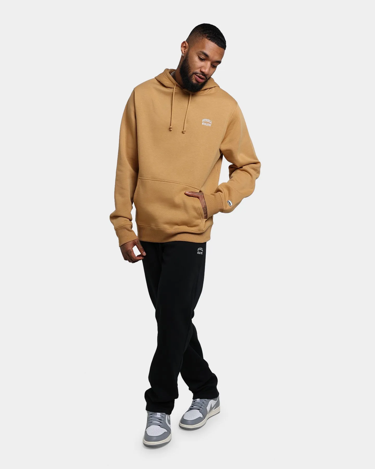 Russell Athletic Originals Small Arch Hoodie Sahara